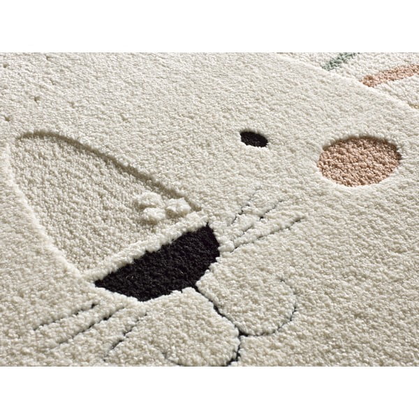 Vaikiškas kilimas kreminės spalvos ø120 cm Clown – Universal-image-2