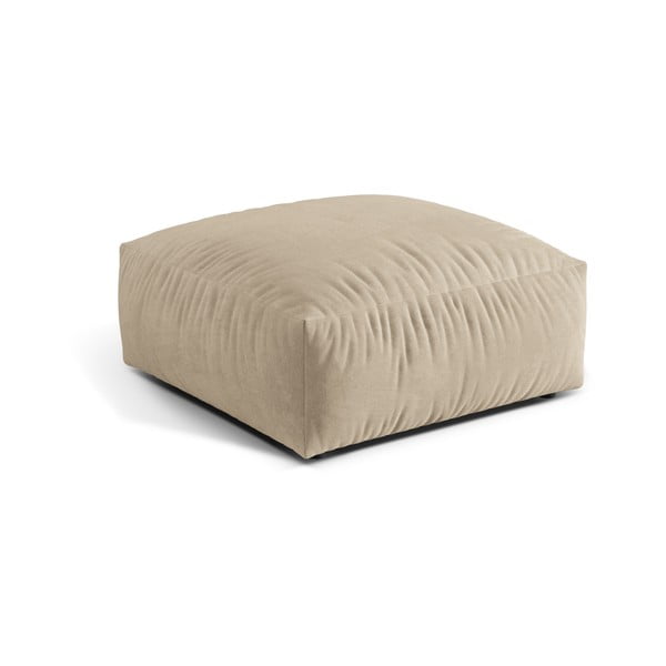 Smėlio spalvos iš velveto modulinė taburetė Martina – Micadoni -image-1