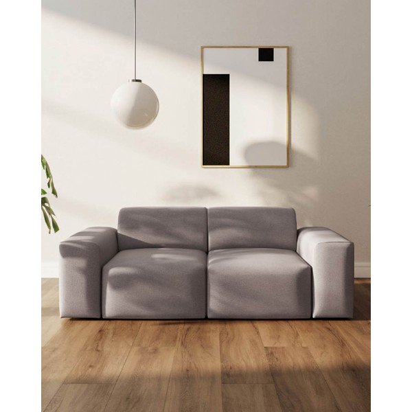 Sofa pilkos spalvos 205 cm Fluvio – MESONICA-image-3