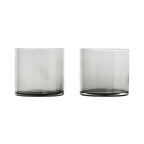 2 juodų stiklinių rinkinys Blomus Mera, 200 ml