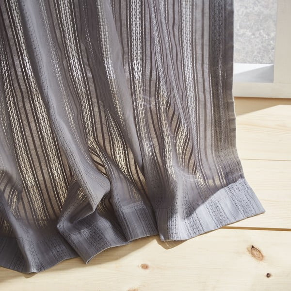 Pilka užuolaida 183x140 cm Zofia Broderie Anglaise - Pineapple Elephant-image-3