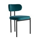 Iš aksomo valgomojo kėdės smaragdinės spalvos 2 vnt. Sonja – Light & Living