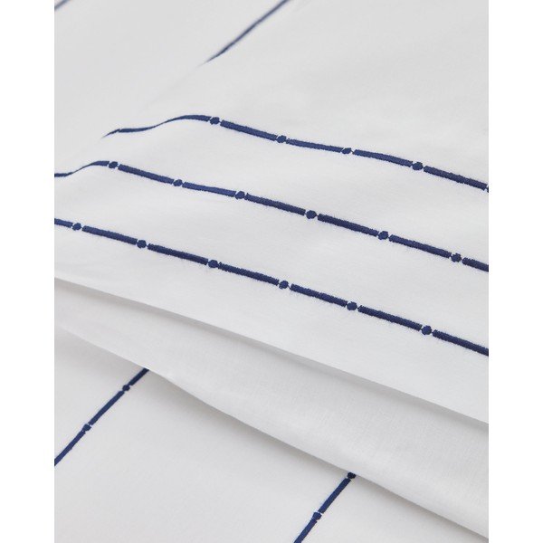 Baltos spalvos iš medvilninio perkelio viengulė/itin ilga patalynė 150x220 cm Cintia – Kave Home-image-3