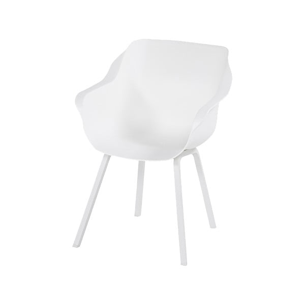 Plastikinės sodo kėdės baltos spalvos 2 vnt. Sophie Element – Hartman