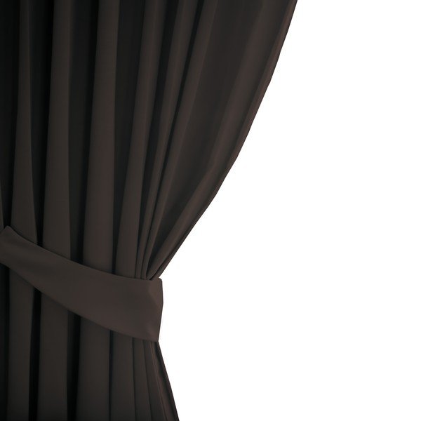 "AmeliaHome Eyelets Brown", 140 x 245 cm