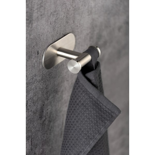 Wenko Turbo-Loc® Orea matinio nerūdijančio plieno dvigubas sieninis kabliukas-image-3