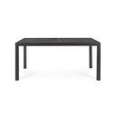 Iš aliuminio sodo valgomojo stalas 90x160 cm Hilde   – Bizzotto