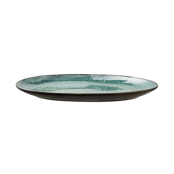 Žalios spalvos/juodos spalvos skirta serviravimui iš akmens masės lėkštė Gastro Green/Black – Bitz-image-2