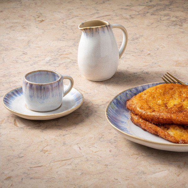 Baltos spalvos iš molio pieno ąsotis 200 ml Brisa – Costa Nova-image-1