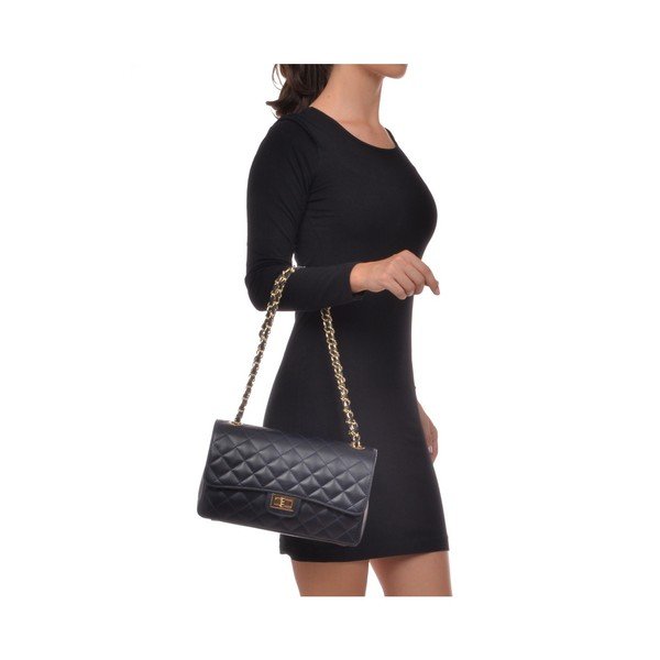 Tamsiai mėlyna odinė rankinė Isabella Rhea Swift Blu-image-4