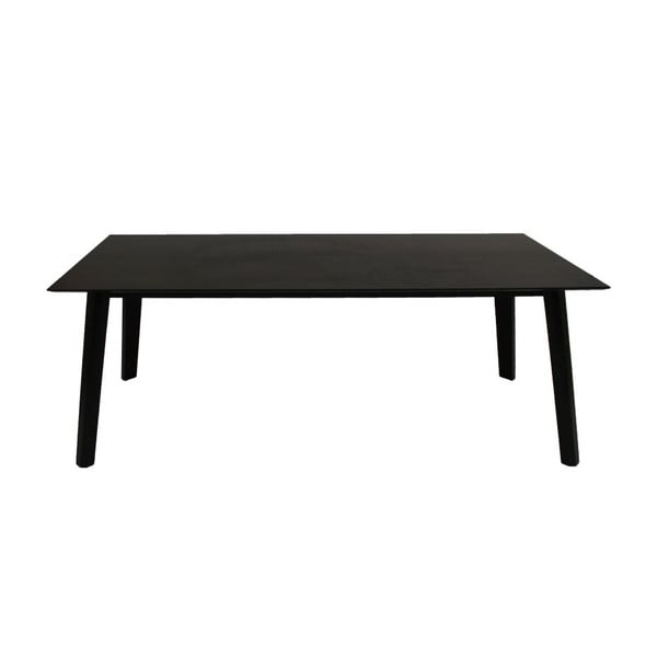 Juodas valgomojo stalas Canett Cokko, 200 cm