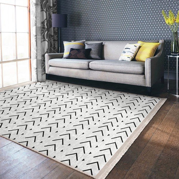 Baltas kilimas 160x230 cm - Mila Home-image-4