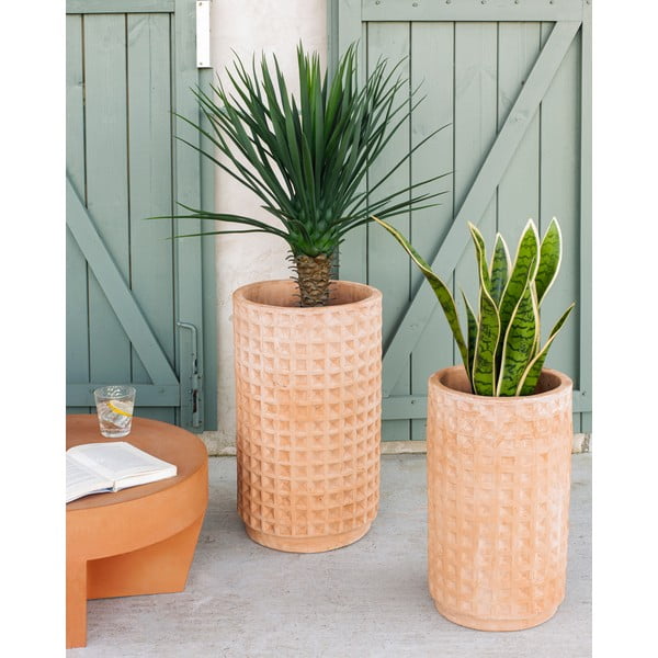 2 terakotinių vazonų rinkinys Kave Home Celi-image-1
