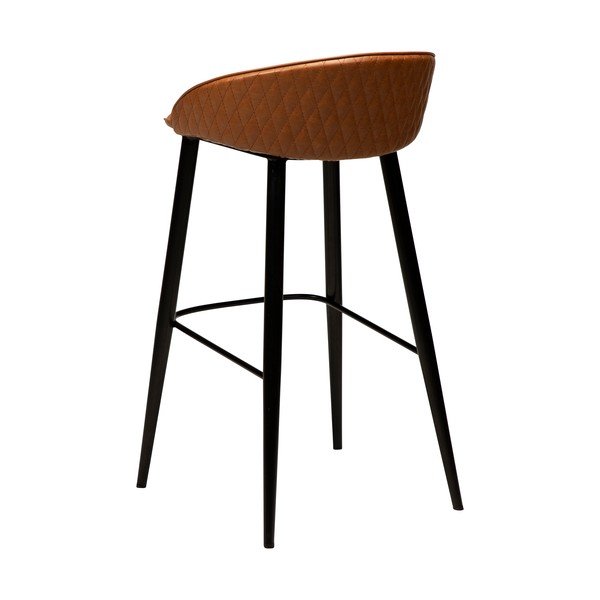 Ruda dirbtinės odos baro kėdė DAN-FORM Denmark Dual, aukštis 91 cm-image-3