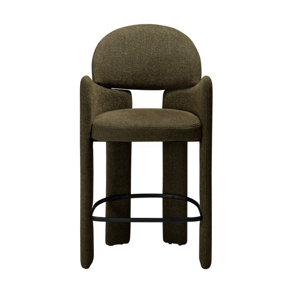 Khaki spalvos baro taburetė (sėdynės aukštis 68,5 cm) Aole – DAN-FORM Denmark-image-1