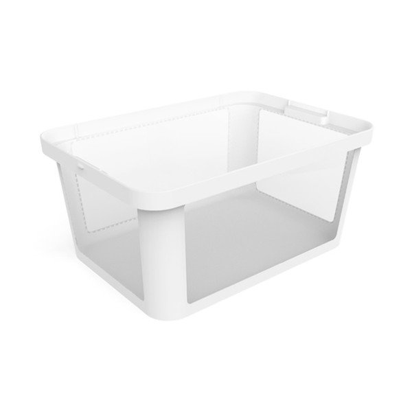 Baltos spalvos iš plastiko daiktadėžė 55,5x39x26,5 cm Albris – Rotho-image-2