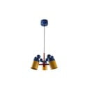 Mėlynos spalvos vaikiškas šviestuvas ø 30 cm su metaliniu gaubtu Mouse II – GTV