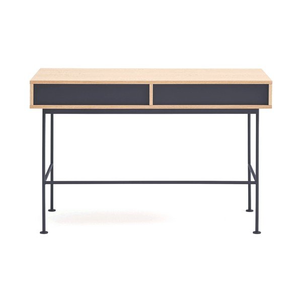 Rašomasis stalas su ąžuolo dekoro stalviršiu 60x120 cm Yoko – Teulat-image-4