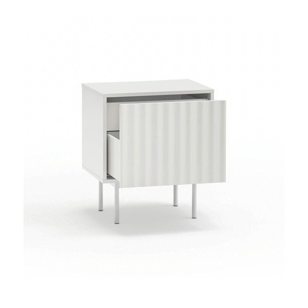 Baltos spalvos matinis naktinis staliukas Sierra – Teulat-image-3
