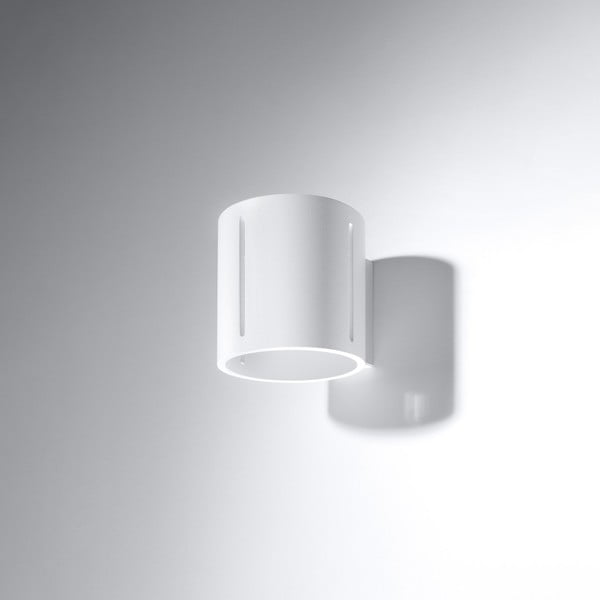 Sieninė lempa baltos spalvos Vulco – Nice Lamps