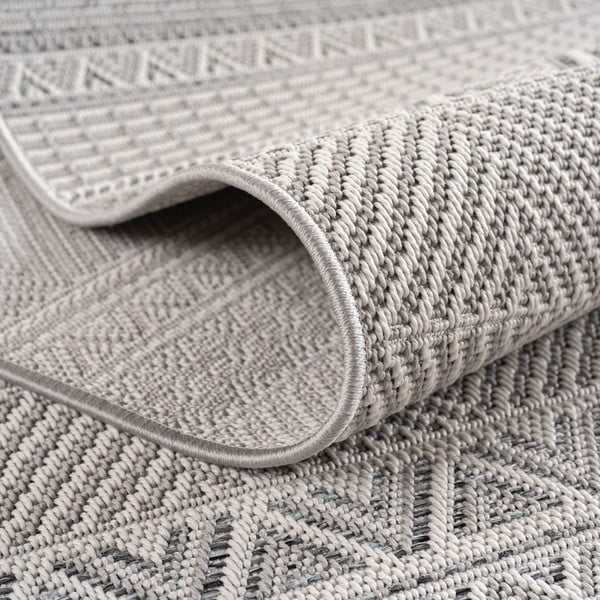 Pilkos spalvos lauko ir vidaus kilimas 140x200 cm Desert 1302 – Ayyildiz Carpets-image-2