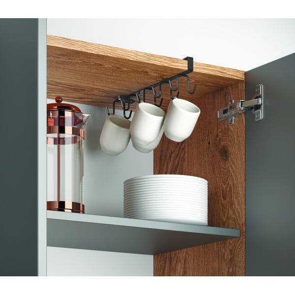 Plieninis pakabinimo baras virtuvėje Myhooks - Metaltex-image-1