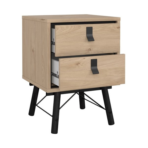 Naktinis staliukas natūralios spalvos iš ąžuolo Ry – Tvilum-image-4