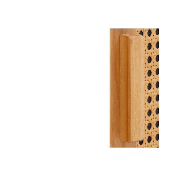 Pušies medienos komoda su rotango durelėmis Støraa Jolene, plotis 170 cm-image-3