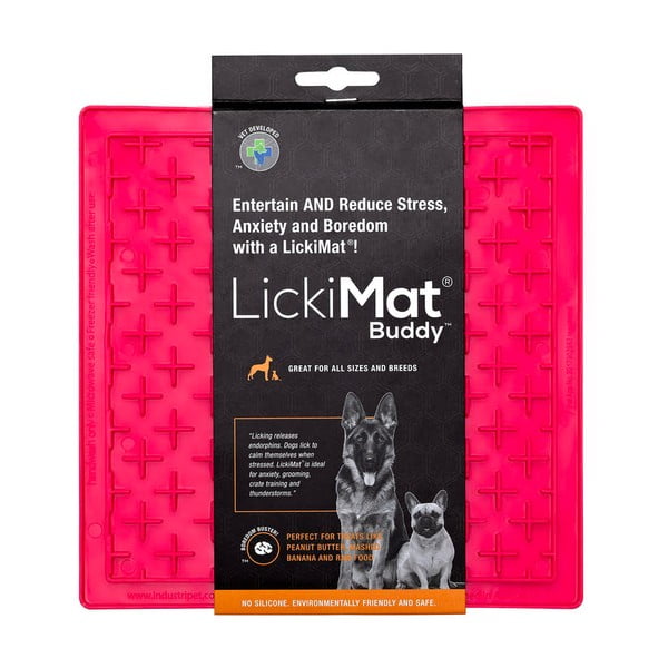 Laižymo kilimėlis augintiniams Buddy Pink – LickiMat