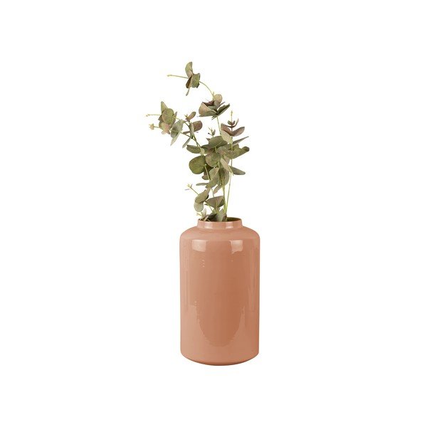 Rožinės spalvos emaliuota vaza PT LIVING Grand, aukštis 33 cm-image-2