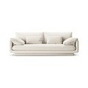 Sofa baltos spalvos 220 cm Torino – Micadoni Home