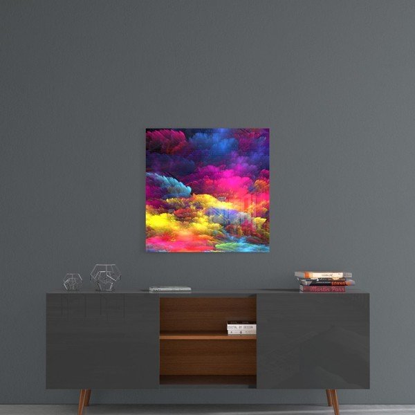 Paveikslas ant stiklo Insigne Color Burst, 40 x 40 cm-image-1