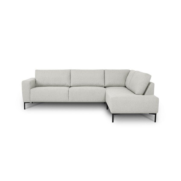 Kampinė sofa šviesiai pilkos spalvos (su dešiniuoju kampu) Loosdrecht – Scandic