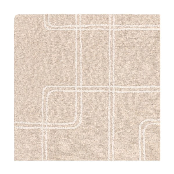 Rankų darbo iš vilnos kilimas smėlio spalvos 160x230 cm Ada – Asiatic Carpets-image-2