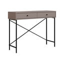 Konsolinis staliukas pilkos spalvos/smėlio spalvos 35x110 cm Titan – Marckeric