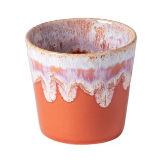 Baltai oranžinės spalvos akmens masės puodelis Costa Nova, 200 ml