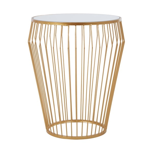 Apvalios formos šoninis stalas su stikliniu stalviršiu ø 45 cm Avantis – Premier Housewares