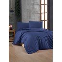 Iš ranforce medvilnės viengulė patalynė tamsiai mėlynos spalvos 140x200 cm – Mijolnir