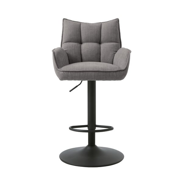 Pilkos spalvos reguliuojamo aukščio baro taburėtės 2 vnt. Marilla – Unique Furniture-image-4