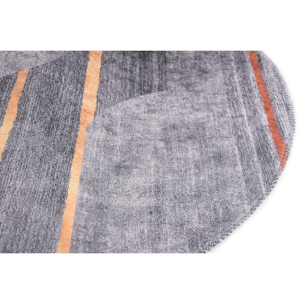 Skalbiamas kilimas pilkos spalvos 120x180 cm Oval – Vitaus-image-2