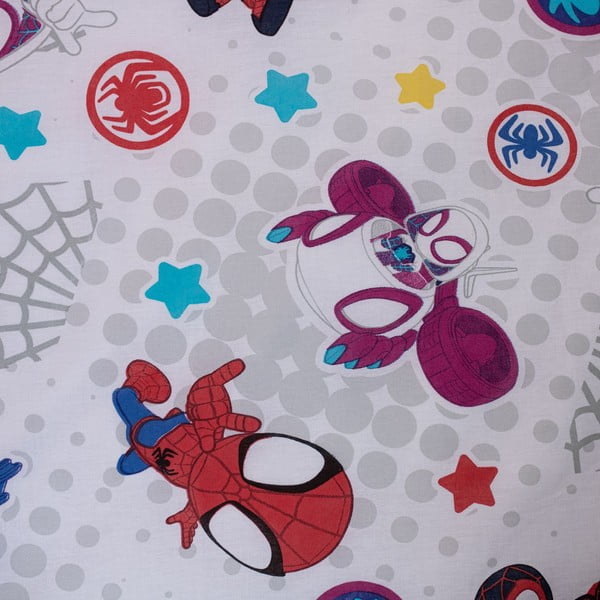 Mėlynos spalvos iš medvilnės viengulė vaikiška patalynė 140x200 cm Spidey – Jerry Fabrics-image-4