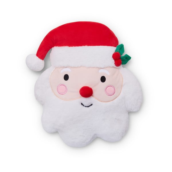 Iš pliušo dekoratyvinė pagalvėlė su Kalėdų motyvu 38x32 cm Christmas Santa – Catherine Lansfield
