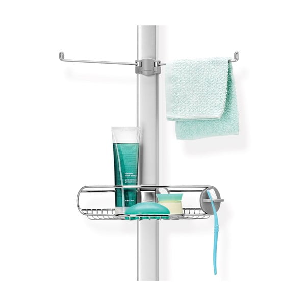 Reguliuojama kampinė dušo lentyna Simplehuman Tension Caddy-image-3