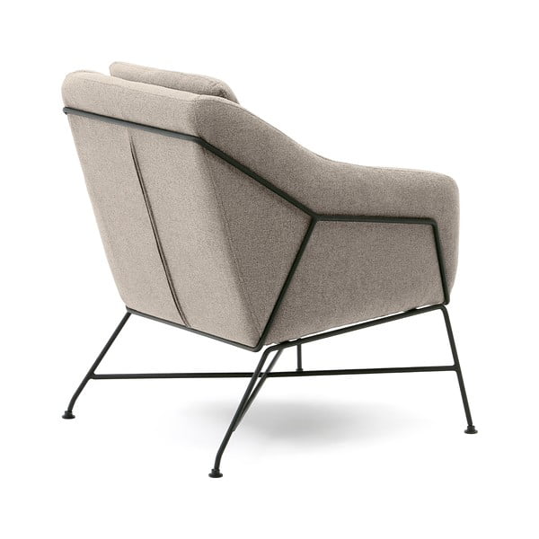Smėlio spalvos krėslas Brida – Kave Home-image-4