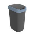 Perdirbto plastiko šiukšliadėžė 25 L Twist - Rotho