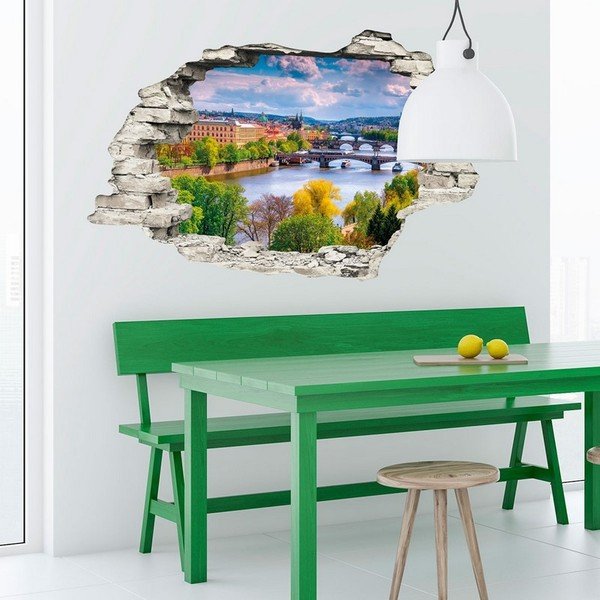3D sieninis lipdukas Ambiance Prague Spring, 90 x 60 cm