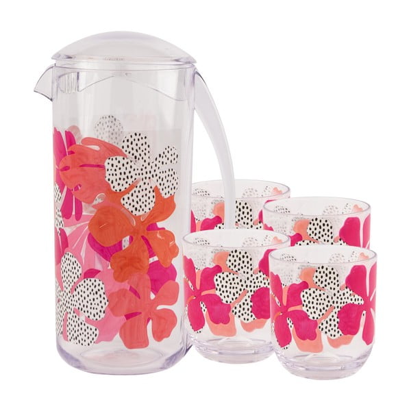 Rožinės ir oranžinės spalvos pikniko ąsotis Navigate, 2 l-image-3