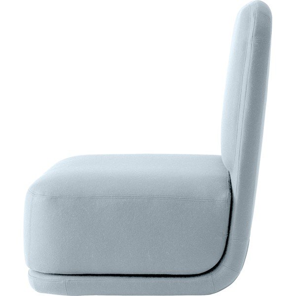 Šviesiai mėlyna minkšta kėdė Softline Standby High Chair-image-2