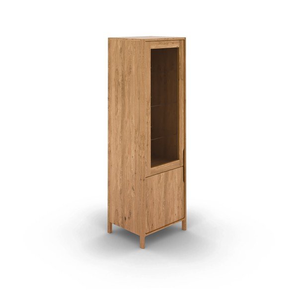 Iš ąžuolo masyvo vitrina natūralios spalvos 59x188 cm Twig – The Beds-image-2