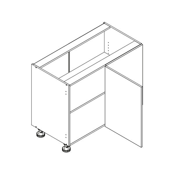 Apatinė/kampinė virtuvės spintelė (plotis 90 cm) Rowan – STOLKAR-image-3